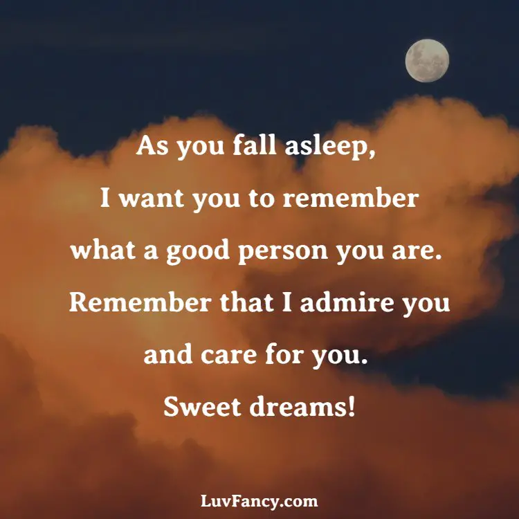 Good night quotes for him
