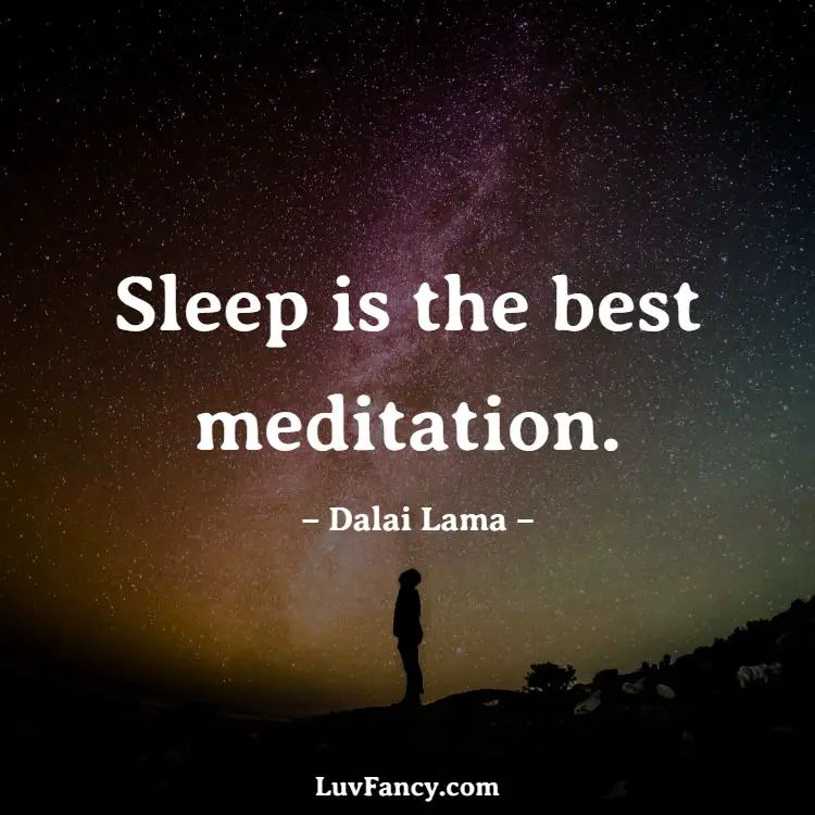 meditation good night quote